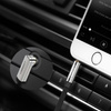Ugreen płaski kabel przewód audio AUX 3,5 mm mini jack 3m srebrny (10728)