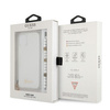 Guess GUHCP13MKPSWH iPhone 13 6,1" Transparent hardcase White Pearl