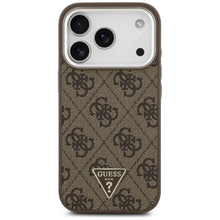 GUESS ETUI DO IPHONE 17 PRO 4G TRIANGLE LOGO MAGSAFE LUXURY DESIGN
