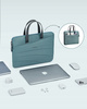 INNOSTYLE DAMSKA TORBA NA LAPTOPA 14" WODOODPORNA CARRYLITE SLIM ZIELONA
