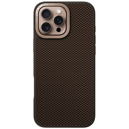 Etui UNIQ Keva Max do iPhone 16 Pro Max  Magclick Charging Camera Stand brązowy