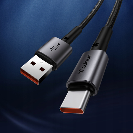MCDODO KABEL USB-C SZYBKIE ŁADOWANIE DO SAMSUNG XIAOMI USB TYP C 6A 100W 1M
