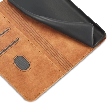 HURTEL ETUI CASE POKROWIEC MAGNETYCZNY DO SAMSUNG GALAXY S23 PLUS BRĄZOWE