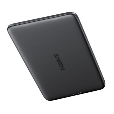 Powerbank Baseus PicoGo AM41 Ultra-Slim 5000mAh 20W kompatybilny z MagSafe z kablem Baseus Simple USB-C 60W 30cm - czarny