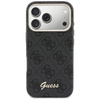 Etui Guess 4G Script MagSafe do iPhone   17 Pro Max czarny