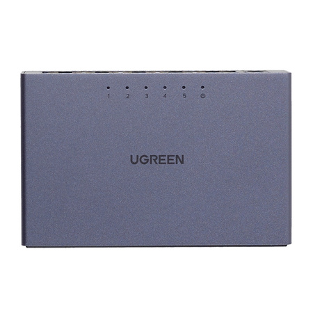UGREEN PRZEŁĄCZNIK SWITCH 5-PORTOWY GIGABIT ETHERNET DO KOMPUTERA