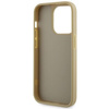 Etui Guess GUHCP14LHDGTPD na iPhone 14 Pro - złote Rhinestone Triangle