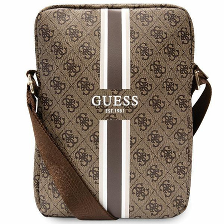 Torba Guess GUTB10P4RPSW 10" brązowy/brwon 4G Stripes Tablet Bag