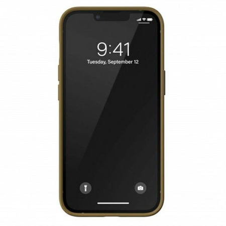 Etui Adidas OR Moulded PU na iPhone 13 Pro Max beżowo-złoty/beige-gold 47807