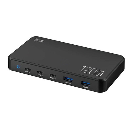BLITZWOLF ŁADOWARKA BW-I100 120W 5W1 DO IPHONE 12 13 14 15 Z ŁADOWANIEM USB
