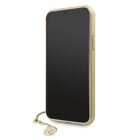 Etui Guess GUHCN61GF4GBR na iPhone 11 / Xr brown/brązowy 4G Charms Collection