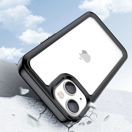 HURTEL ETUI OUTER SPACE CASE DO IPHONE 14 PLUS Z RAMKĄ ŻELOWĄ OCHRONNE