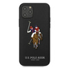 US Polo USHCP12LPUGFLBK iPhone 12 Pro Max 6,7" czarny/black Polo Embroidery Collection