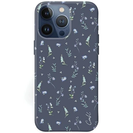 Etui UNIQ Coehl Prairie na iPhone 15 Pro - granatowe