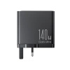 Ładowarka GaN UK Joyroom JR-TCG05UK 140W 3x USB-C USB-A + kabel USB-C / USB-C 240W 1.2m