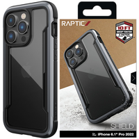 Raptic X-Doria Shield Case etui iPhone 14 Pro pancerny pokrowiec czarny