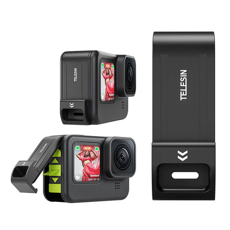 TELESIN ZAŚLEPKA DO BATERII DO GOPRO 12 11 10 9 PROTEKCJA ZŁĄCZA ŁADOWANIA