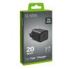 SBS ŁADOWARKA SIECIOWA 20W GaN USB-C DO IPHONE 12 13 14 15 SZYBKA ŁADOWARKA