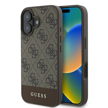 GUESS POKROWIEC HARDCASE DO IPHONE 16 PLUS 6.7 Z LOGO BOTTOM STRIPE