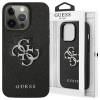 GUESS POKROWIEC HARDCASE DO IPHONE 13 PRO 13 6,1 SAFFIANO Z LOGO METALOWYM