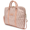 Torba Guess GCube Stripes GUCB15HGCFSEW na laptopa 16" - brązowa
