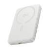 Powerbank Baseus EnerFill FM12 Qi2 10000mAh 22.5W kompatybilny z MagSafe z białym kablem Baseus Simple USB-C 20V/3A 0,30m - biały
