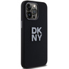 DKNY POKROWIEC HARDCASE DO IPHONE 15 PRO 6.1 LIQUID SILICONE Z LOGO METAL