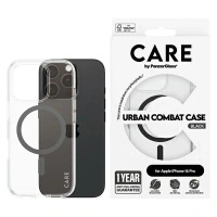 CARE by PanzerGlass Flagship Case iPhone 16 Pro 6.3 czarny/black MagSafe 1346