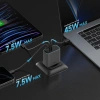 CUKTECH ŁADOWARKA SIECIOWA CUKAD653EUGR 65W DO APPLE TELEFONÓW 2x USB-C 1x