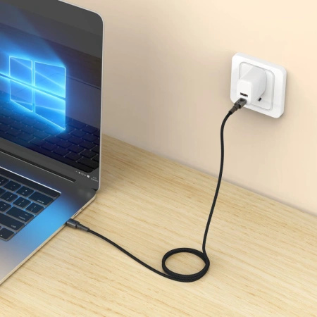 Kabel Tech-Protect Ultraboost DNA MagTwist USB-C PD 100W / 5A 100 cm - szary