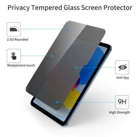 TECH-PROTECT SZKŁO PRYWATYZUJĄCE GLASS SPY+ DO IPAD 10.9 2022 IPAD 11 2025