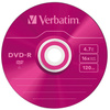 VERBATIM PŁYTA DVD-R 4.7GB 16X DO KOPIOWANIA DANYCH I MULTIMEDIÓW 5 SZTUK