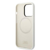 Karl Lagerfeld KLHMP14XSNCHBCH iPhone 14 Pro Max 6,7" hardcase biały/white Silicone Choupette MagSafe