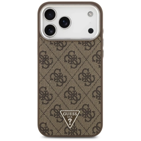 GUESS ETUI 4G TRIANGLE LOGO MAGSAFE DO IPHONE 17 PRO MAX ELEGANCKA OCHRONA