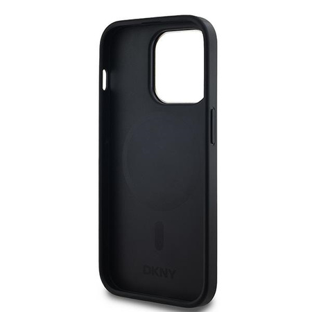 DKNY ETUI HARDCASE DO IPHONE 14 PRO MAX 6.7 LEATHER CHECKERED MONO