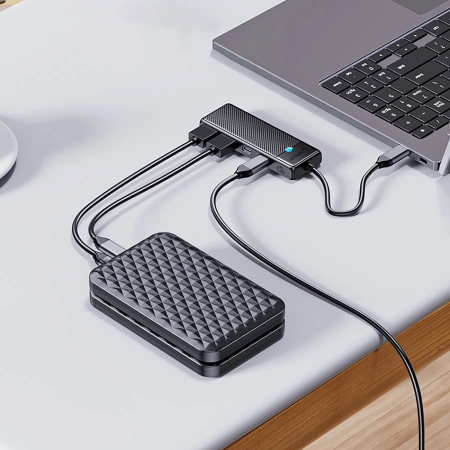 ORICO HUB USB-C PRZEJŚCIÓWKA Z 2X USB-A 3.0 2X USB-C 3.0 DO LAPTOPA MACBOOK