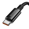 BASEUS KABEL USB-C 100W 2M DO ŁADOWANIA TELEFONÓW Z SZYBKIM ŁADOWANIEM
