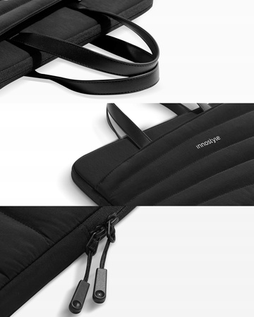 INNOSTYLE DAMSKA TORBA NA LAPTOPA 13 14 WODOODPORNA CARRYLITE SLIM CZARNA