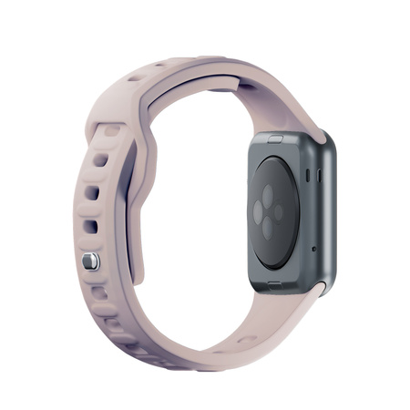 38/40/41/42 mm Latte (small) - 3mk Silicone Watch Strap for Apple