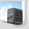 USAMS ŁADOWARKA SIECIOWA TRAVEL ADAPTER 17W DO US/AU/EU/UK Z USB-C USB-A