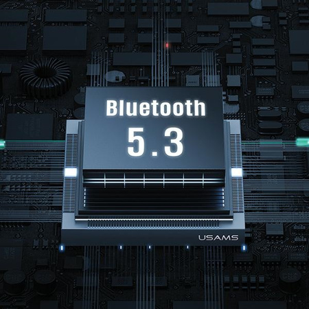 USAMS SŁUCHAWKI BLUETOOTH 5.3 TWS DO IPHONE X 11 12 13 14 15 STEREO DŹWIĘK