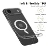 Etui Tech-Protect FlexAir MagSafe na iPhone 17 Air - przezroczysto-brokatowe