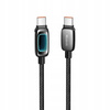 MCDODO KABEL USB-C USB-C SZYBKIE ŁADOWANIE USB TYP C PD 100W 1M CZARNY