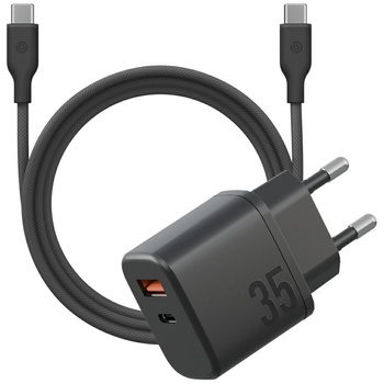 ENERGEA ŁADOWARKA SIECIOWA BAZIC GOPORT VELOX 35W DO USB-C LIGHTNING
