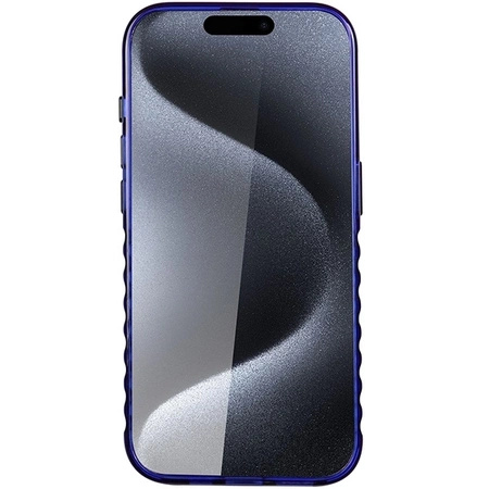 Etui Audi IML Big Logo MagSafe na iPhone 15 Pro - niebieskie