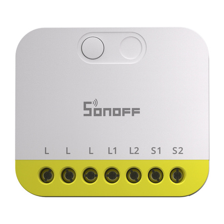 Dwukanałowy mini przełącznik bez N Sonoff MINI-ZB2GS-L ZigBee
