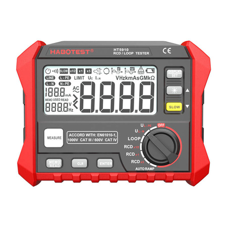 HABOTEST TESTER WYŁĄCZNIKÓW DO INSTALACJI ELEKTRYCZNEJ WYKRYWANIE PRZEBICIA