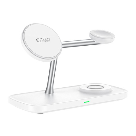 TECH-PROTECT ŁADOWARKA 3IN1 DO MAGSAFE IPHONE 15 14 13 12 11 BEZPRZEWODOWA