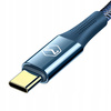 Kabel do telefonu, komputera, K¹towy, USB-C, PD 2.0, QC 4.0, 5A, 100W, 2M, niebieski, Mcdodo