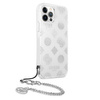 Guess GUHCP12LKSPESI iPhone 12 Pro Max 6,7" srebrny/silver hardcase Peony Chain Collection